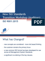 ISO 9001-2015 Transition Workshop (Auditors)