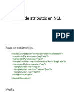 Seteo de Atributos en NCL