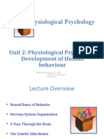 Unit 2: Physiological Psychology, Development of Human Behaviour