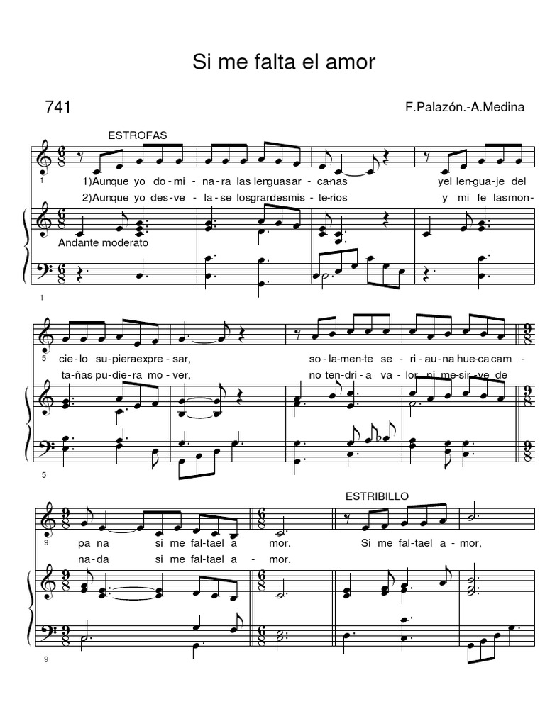 Si Me Falta El Amor F Palazon A Medina scribd