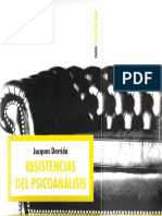 Resistencias Del Psicoanálisis (Jacques Derrida) PDF