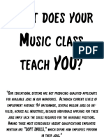 Music Class Soft Skills