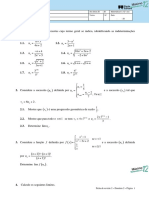 Ficha de revisão 2 - Limites e sucessões