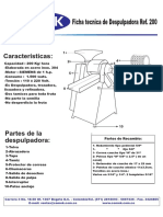 Instrucciones Despulpadora 200 PDF