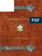 Fantasy Grounds Manual