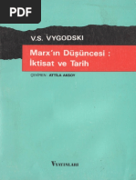 Vitali Solomonoviç Vygodski - Marks'in Düşüncesi İktisat Ve Tarih