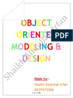 Object Oriented Modeling and Design (Subject Code: 17630) Madeby: SHAIKH ABDULLAH