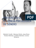 Prevencion de Violencia Psicologica de Genero