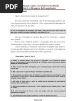 A Mensagem Do Evangelizador