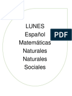 Horario de Clase 2017