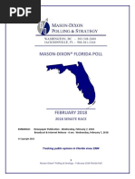 FL-Sen Mason-Dixon (Feb. 2018)