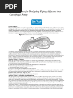 Suction Piping Design Guidelines | PDF | Pump | Process Engineering