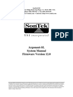 Argonaut SL500 Manual