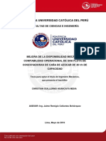 MCM Huancaya - Christian - Mecanica - Confiabilidad - Cosechadoras - Azucar PDF
