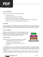 Chapter 3: Software: Learning Objectives