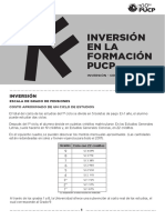 Inversión en La Formación PUCP 2017