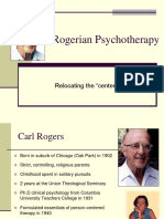 Rogerian Psychotherapy: Relocating The "Center"