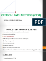 CVE581 Lecture 3 - Critical Path Method