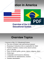 Overview of American Education For Embassy Presentation