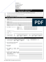 Borang Tuntutan / Notice of Claim Takaful Liabiliti / Liability Takaful