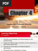 Chapter 4 Choosing a Form of Business Ownership