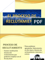 El Procesos de Reclutamiento