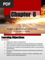 Chapter 8 Producing Quality Goods and Services (2)