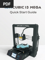 ANYCUBIC I3 MEGA Quick Start Guide