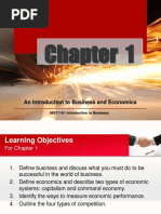 Chapter 1 an Introduction to Business and Economics
