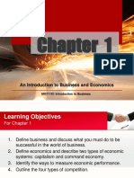Chapter 1 An Introduction To Business and Economics