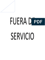 Fuera de Servicio