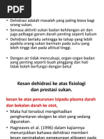 Dehidrasi Dalam Sukan