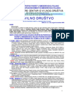 Bilten "Civilno društvo" UG "Evropski pokret u Smederevskoj Palanci", br. 6/7, novembar 2003