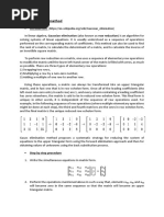 Gauss Elimination