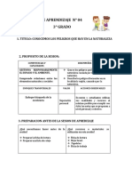 Sesion de Aprendizaje de Personal Social para El Martes 07 de Noviembre