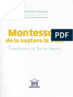  Maria Montessori de La Nastere La 3 Ani - Charlotte Poussin