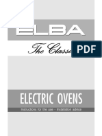 Elba Oven Manual