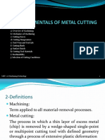 2 - Fundamentals of Metal Cutting