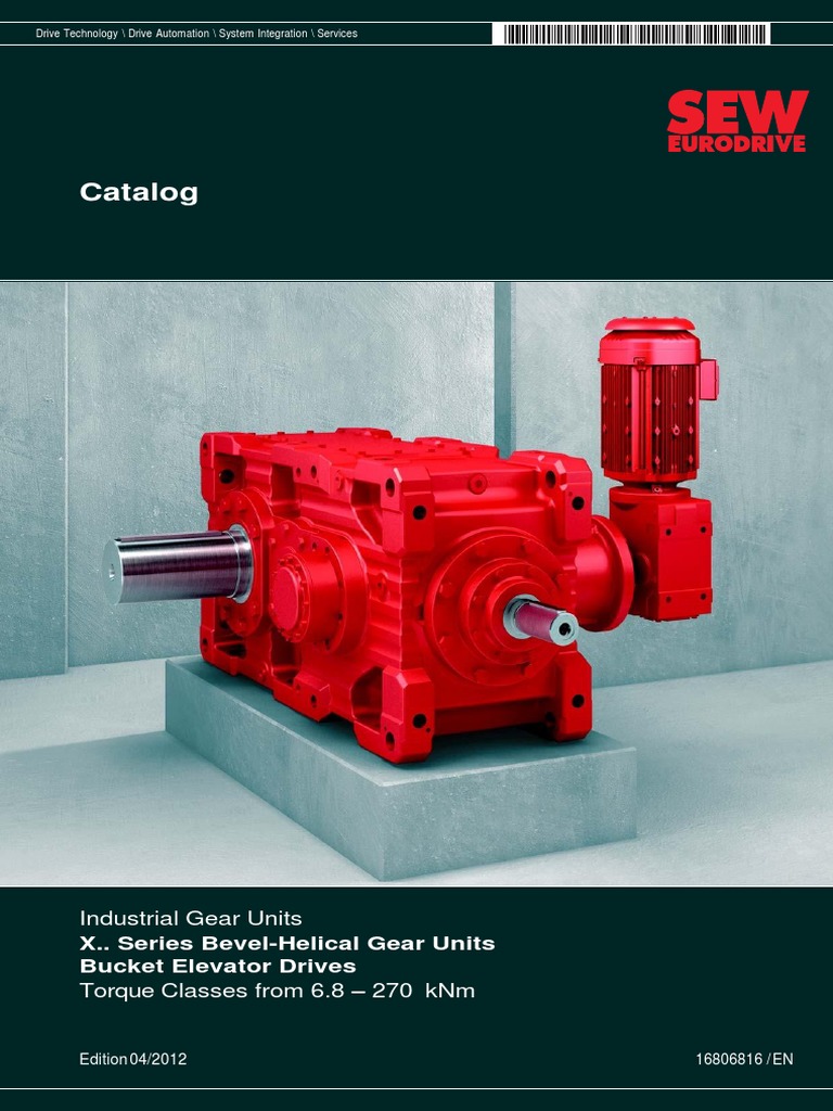 Industrial Gear Units Catalogue | PDF | Technology & Engineering