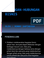 Hubungan-Hubungan Bisnis