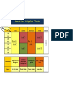 Horario Psicologia Social 7 Semestre