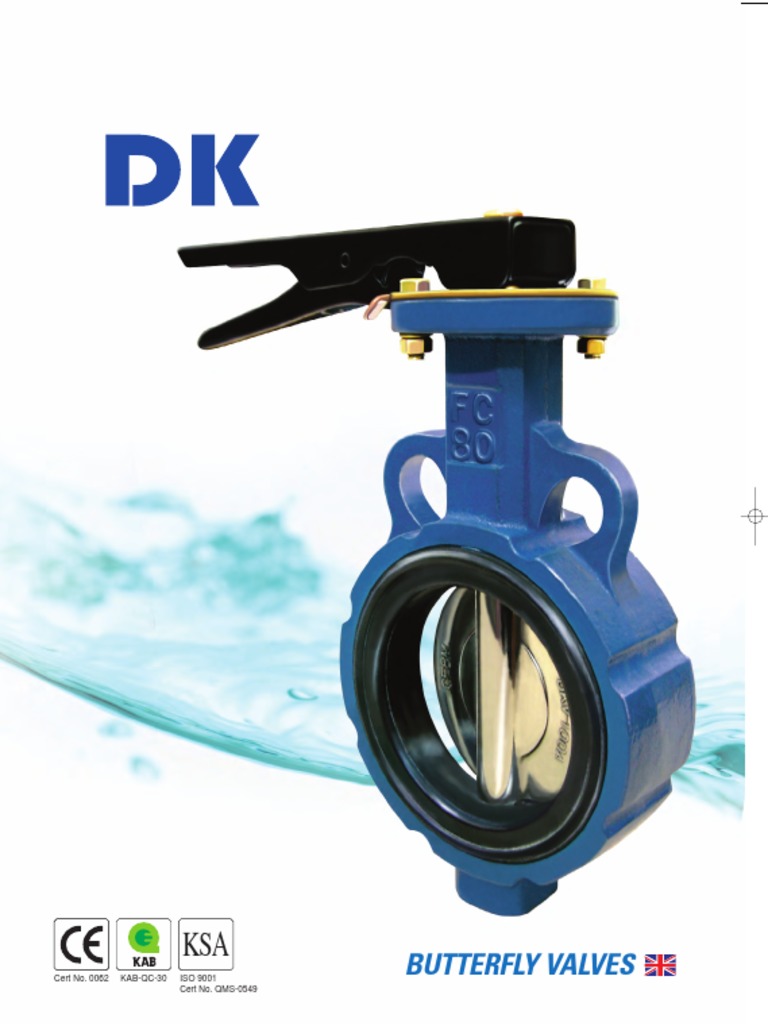 Dk Butterfly Valve - Catalogue | Valve | Gas Technologies