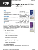 High Speed Downlink Packet Access (HSDPA) : A Tutorial: by Zahid Ghadialy