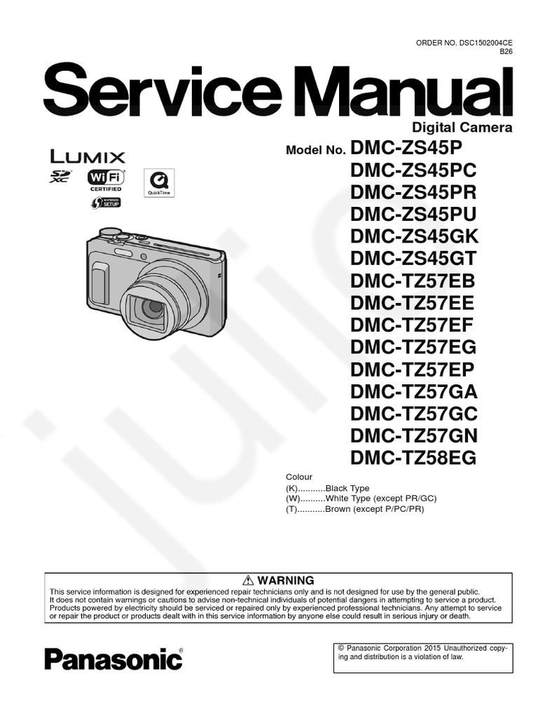 DMC tz57 PDF | PDF | Electrostatic Discharge | Electrical Engineering