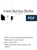 2.dining ServiceStyles
