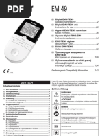 EMS Foot Massager User Manual | PDF