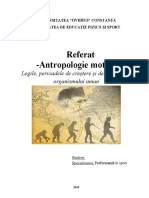 Referat Antropologie Motrică