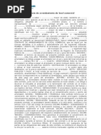 Modelo de Contrato de Arrendamiento en Ecuador