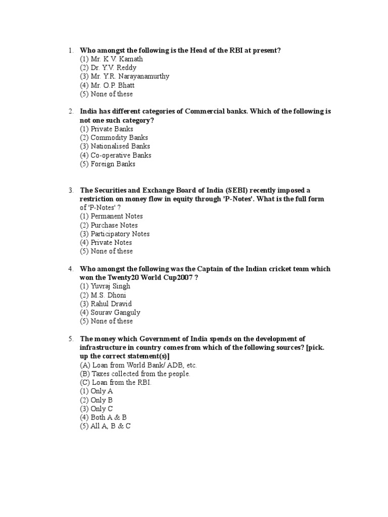 General Knowledge and Current Affairs Quiz | PDF | Subsidy | Green ...