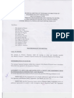 Board of Directors Feb 2014 Sampe Minutes
